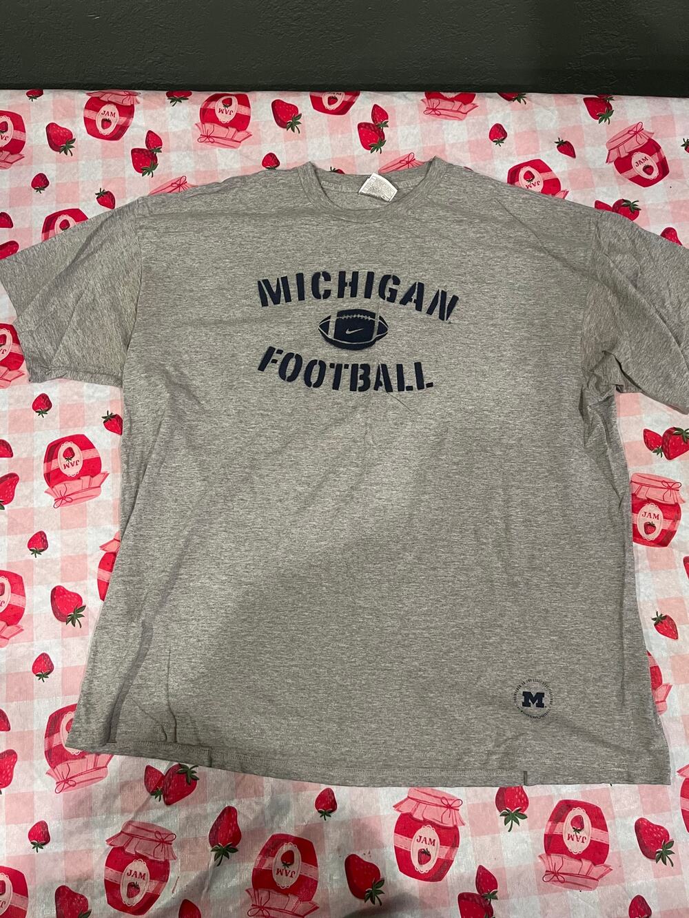 Vintage White Tag 1990s Nike Michigan Football tee